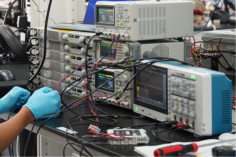 Team members outdoors